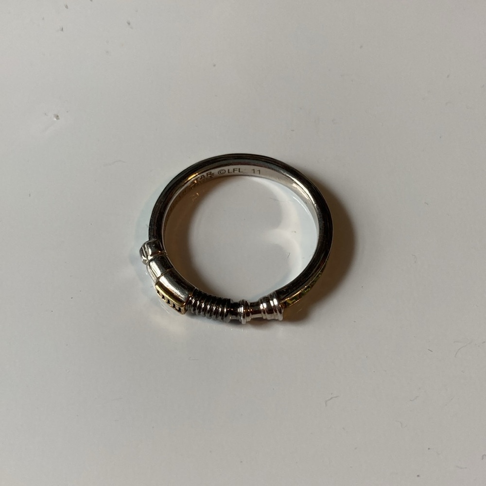 Rocklove Jewelry x Star Wars Luke Skywalker Crystal Lightsaber Ring Size 11 - Picture 4 of 8